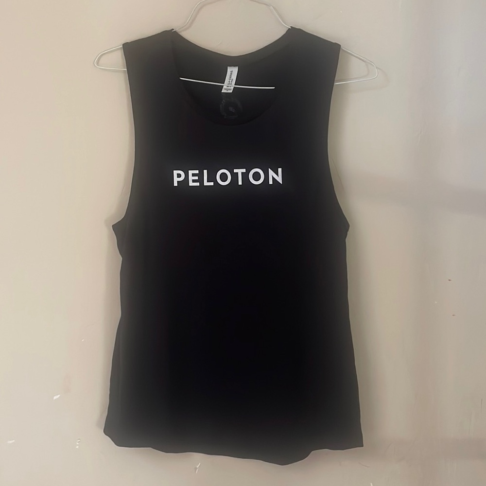 Peloton Black Tank!  Size Medium